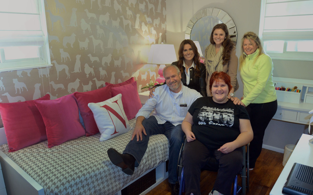 Special Needs Teen Thrilled with Bedroom Makeover